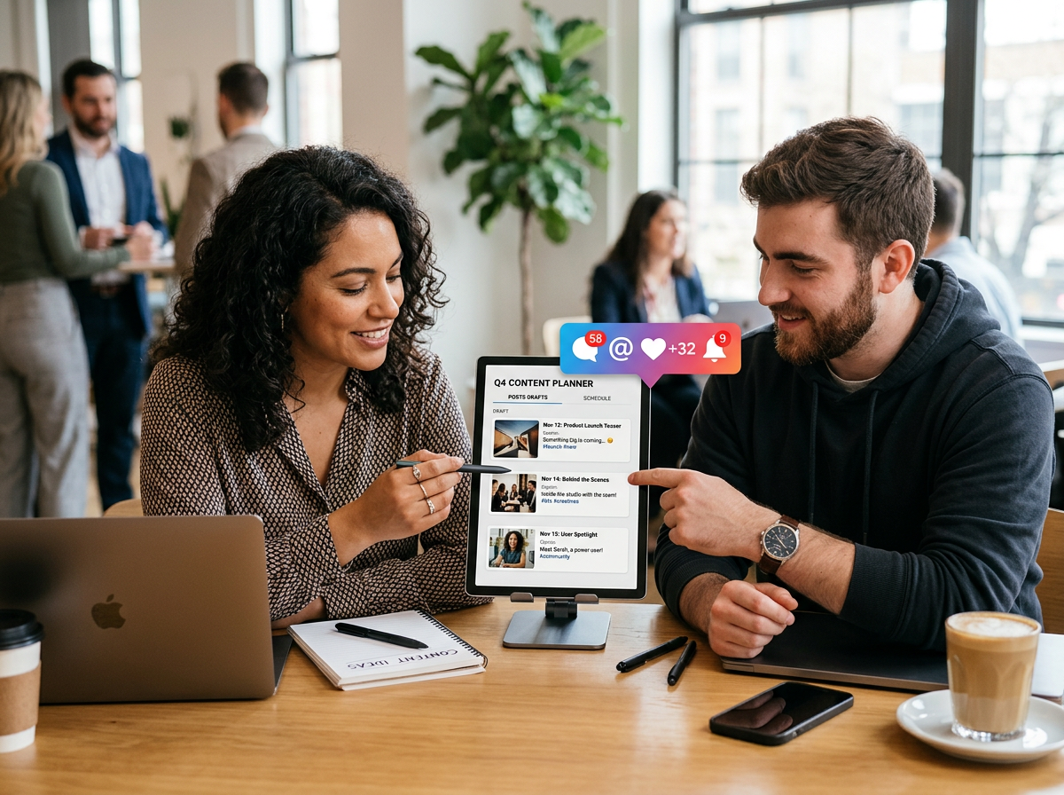 Social strategy meeting